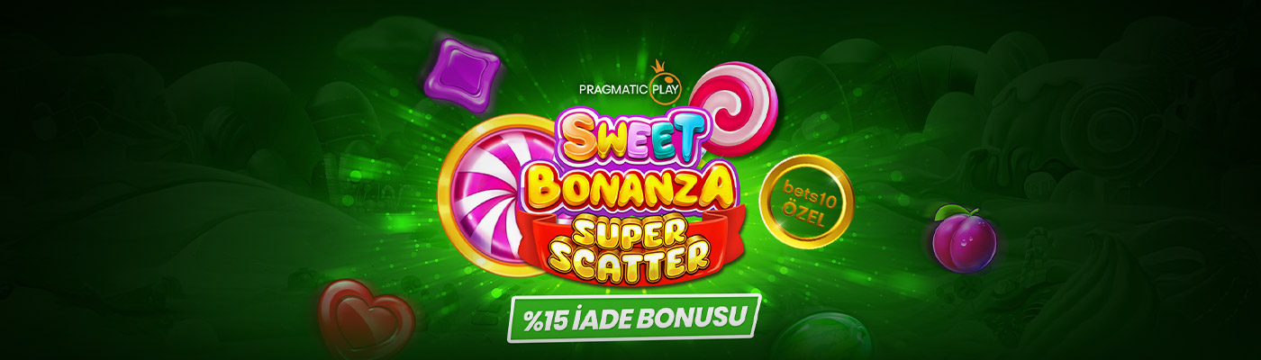 YENİ SLOTTAN FREE SPİN + İADE sweet bonanza super scatter
